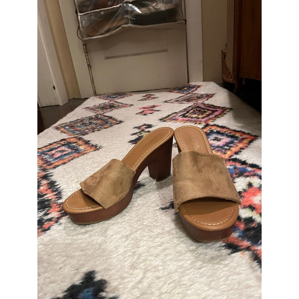 Suede Mule Heel